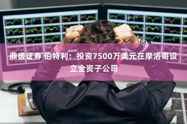 鼎盛证券 伯特利：投资7500万美元在摩洛哥设立全资子公司